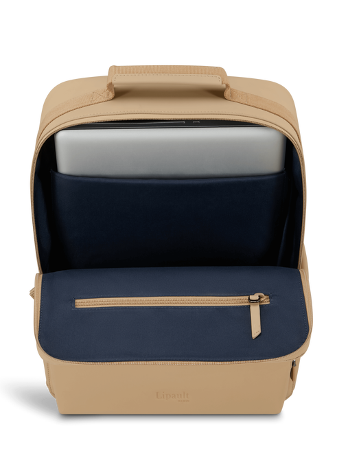 Lipault Lost In Berlin Lifetrotter Backpack  Sandstone