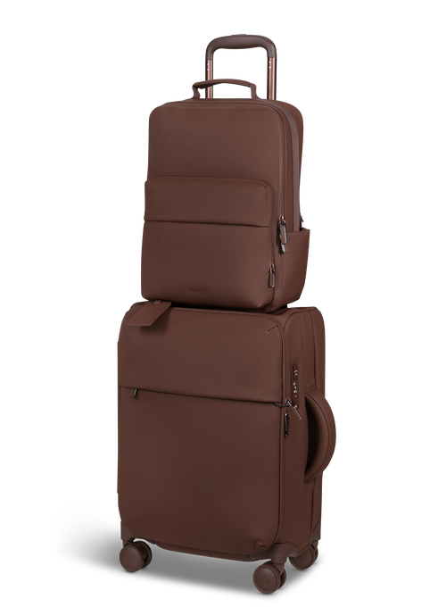 Lipault Lost In Berlin Lifetrotter Backpack  Spiced Mocha