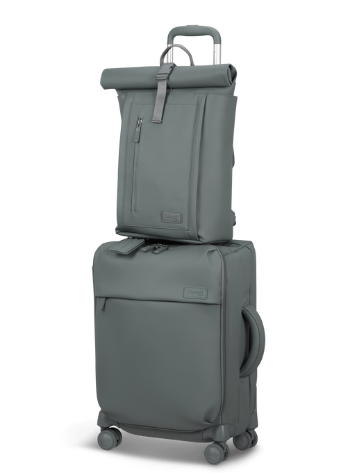 Lipault Lost In Berlin Rolltop Backpack  Cement Storm Lipault Lost In Berlin Rolltop Backpack  Cement Storm