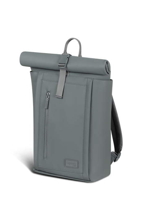 Lipault Lost In Berlin Rolltop Backpack  Cement Storm Lipault Lost In Berlin Rolltop Backpack  Cement Storm