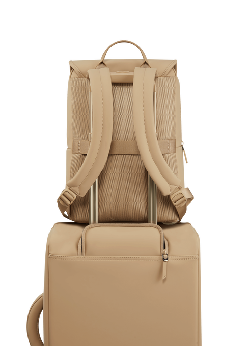 Lipault Lost In Berlin Square Backpack 2.0  Sandstone