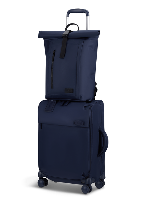 Lipault City Plume Rolltop Backpack  Navy