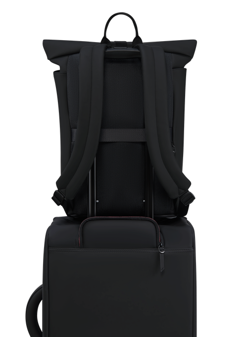 Lipault Lost In Berlin Rolltop Backpack 2.0  Black Lipault Lost In Berlin Rolltop Backpack 2.0  Black