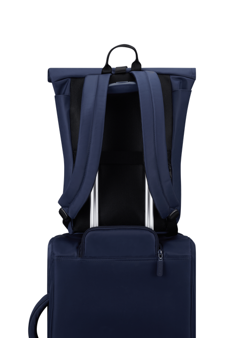 Lipault City Plume Rolltop Backpack  Navy