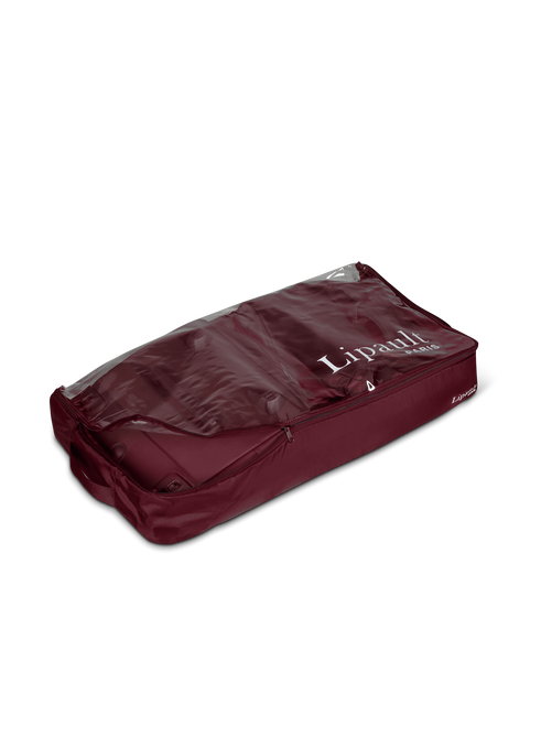 Lipault Foldable Plume Duffle with Wheels  Bordeaux