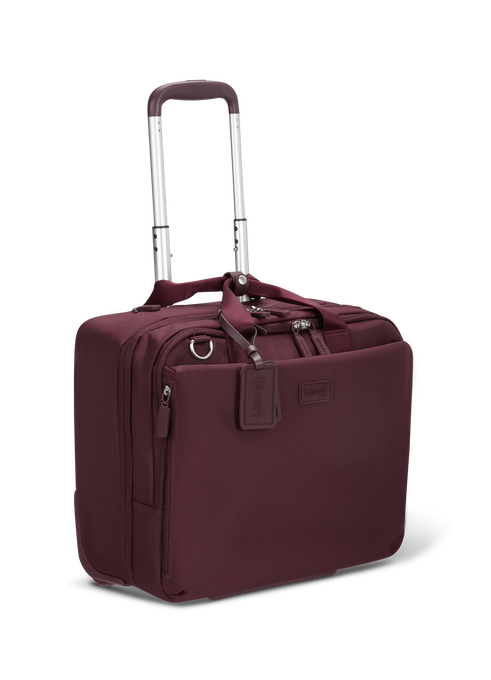 Lipault 4BIZ Rolling Laptop Bag Bordeaux Lipault 4BIZ Rolling Laptop Bag Bordeaux
