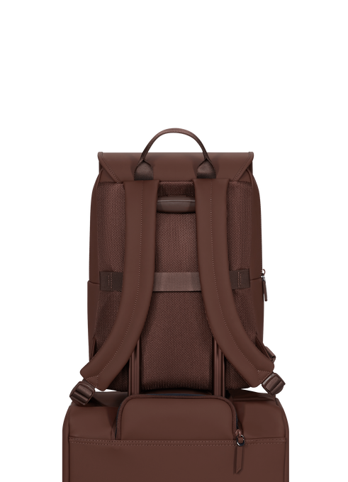 Lipault Lost In Berlin Square Backpack 2.0  Spiced Mocha