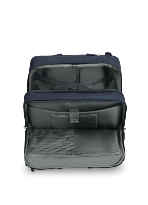 Lipault 4BIZ Rolling Laptop Bag Carbon Blue