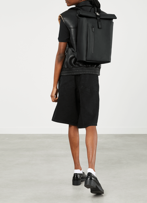 Lipault Lost In Berlin Rolltop Backpack 2.0  Black Lipault Lost In Berlin Rolltop Backpack 2.0  Black