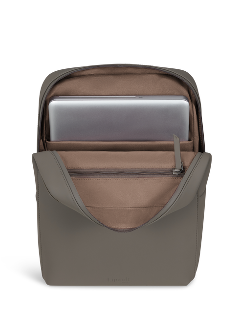 Lipault Lost In Berlin Square Backpack 2.0  Ash Stone